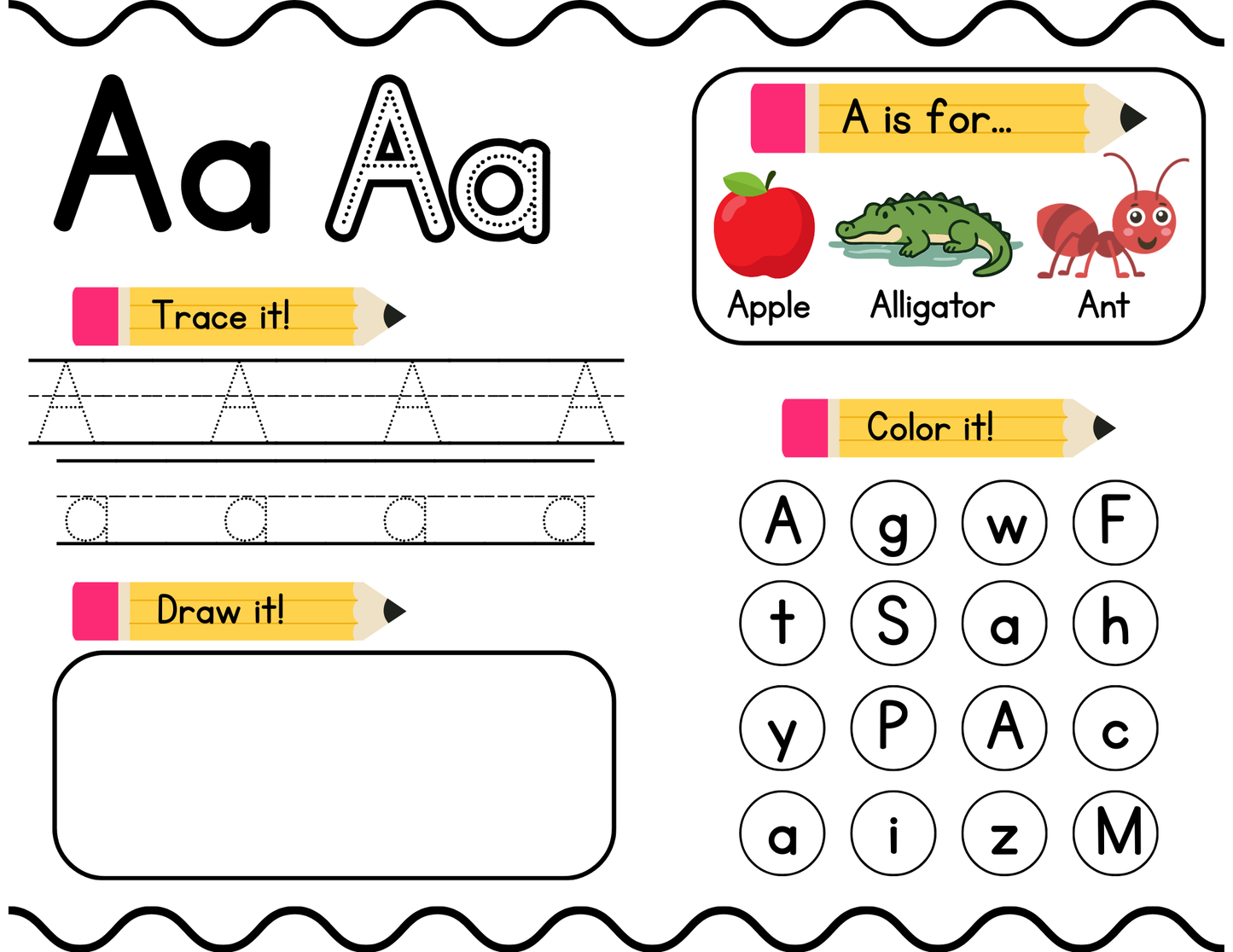 Preschool Writing Practice Books